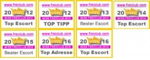 Bester Escortservice 2012 - 2016